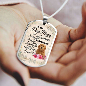 Dog Mom-RED Goldendoodle-Luxury Necklace