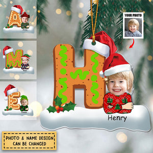 Kid Christmas Personalized Acrylic Ornament  Gift For Family