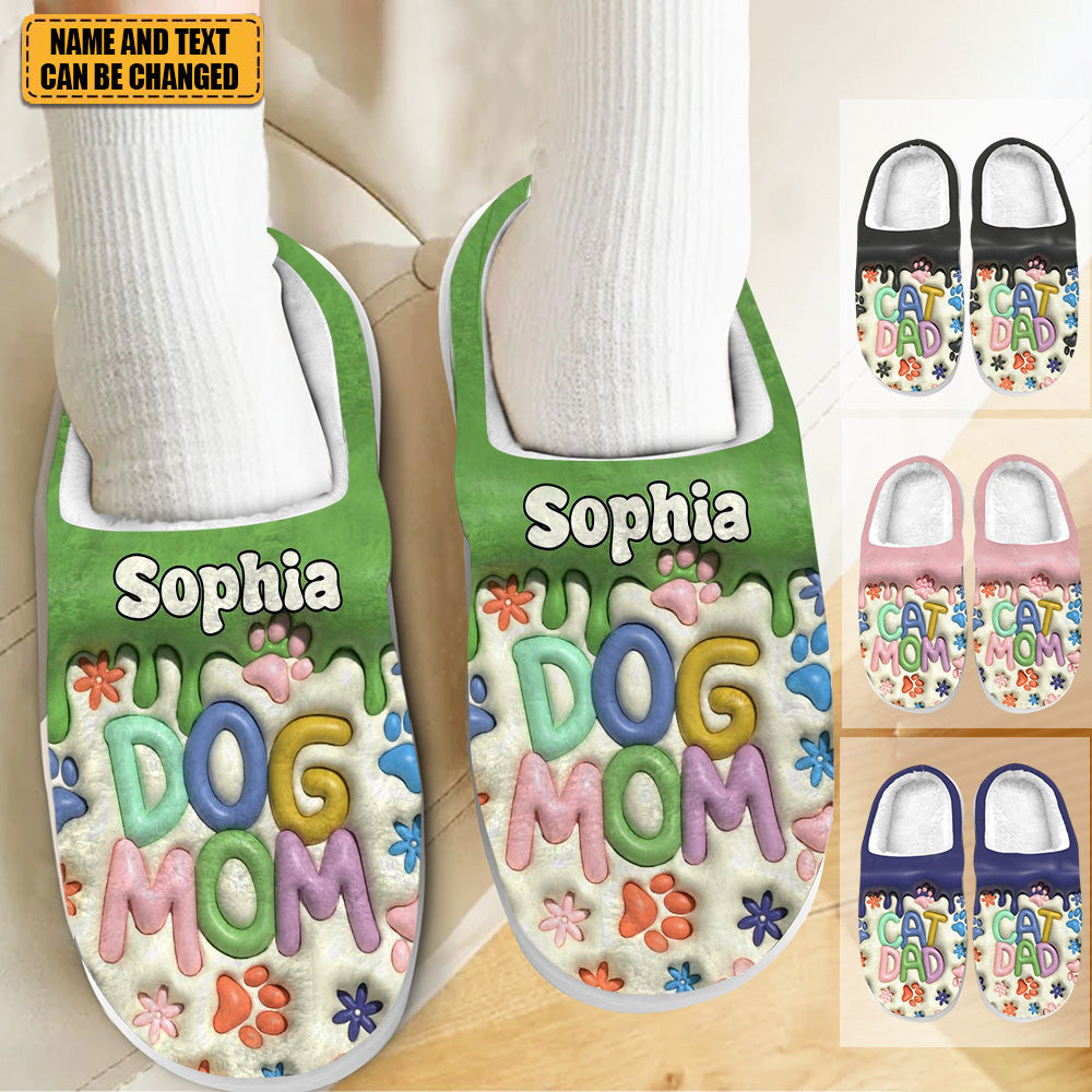 Pet Mom/Dad - Personalized Dog/Cat Slippers