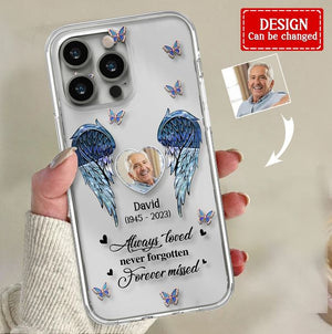 Custom Personalized Memorial Phone Case - Memorial Gift Idea For Family Member