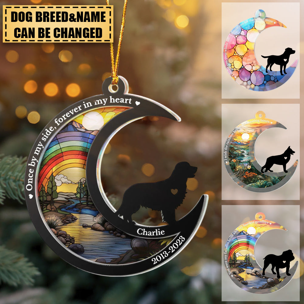 I'll Miss You For The Rest Of Mine - Memorial Personalized Custom Suncatcher Acrylic Ornament