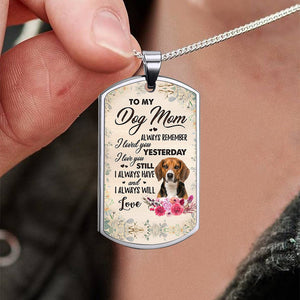Dog Mom-Beagle 2-Luxury Necklace