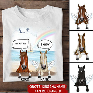 They Still Talk About You Horses Personalized T-Shirt