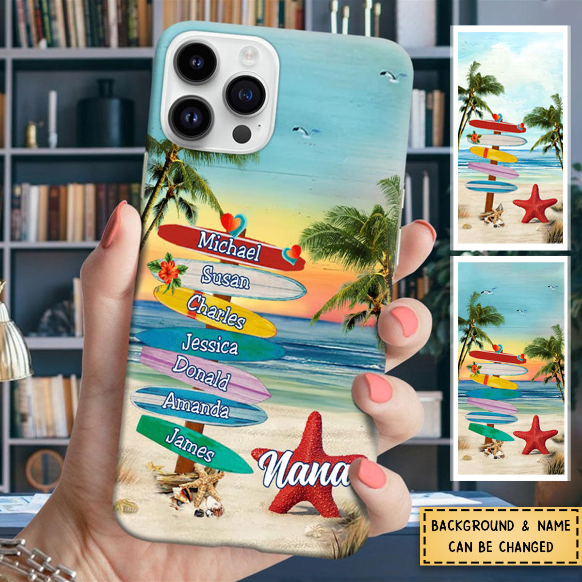 Summer Beach Star Colorful Sign Personalized Phone Case