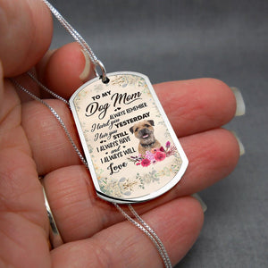 Dog Mom-Border Terrier-Luxury Necklace