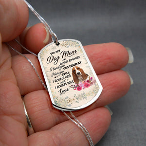 Dog Mom-Basset Hound-Luxury Necklace