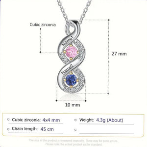 Birthstone Necklace for Mom, Personalized Jewelry, Gifts for Her