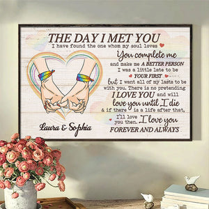 You're The One Whom My Soul Loves Gift For Couples Personalized Poster