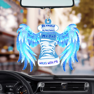 Heaven Angel Shoes Never Walk Alone Personalized Ornament