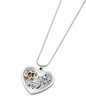 Custom Angels Don't Always Heart Necklace