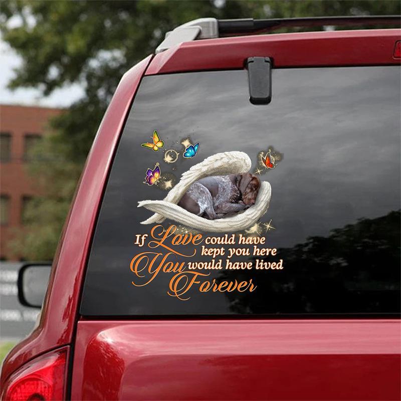 GSP Sleeping Angel Lived Forever Decal