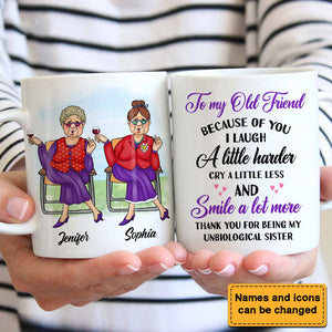 Personalized Gift for Friends Smile A Lot More Mug