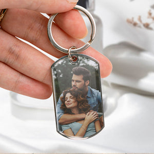 I Promise To Be Personalized Engraved Stainless Steel Keychain