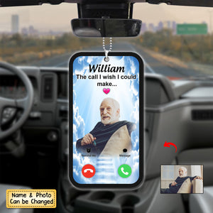Personalized The Call I Wish I Could Answer Heaven Memorial Ornament