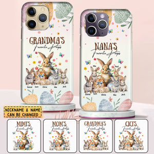 Grandma's Favorite Rabbit Personalized Phone Case
