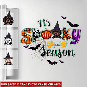 It’s Spooky Season Personalized Custom Fridge Decal/Sticker Halloween Gift For Pet Lovers