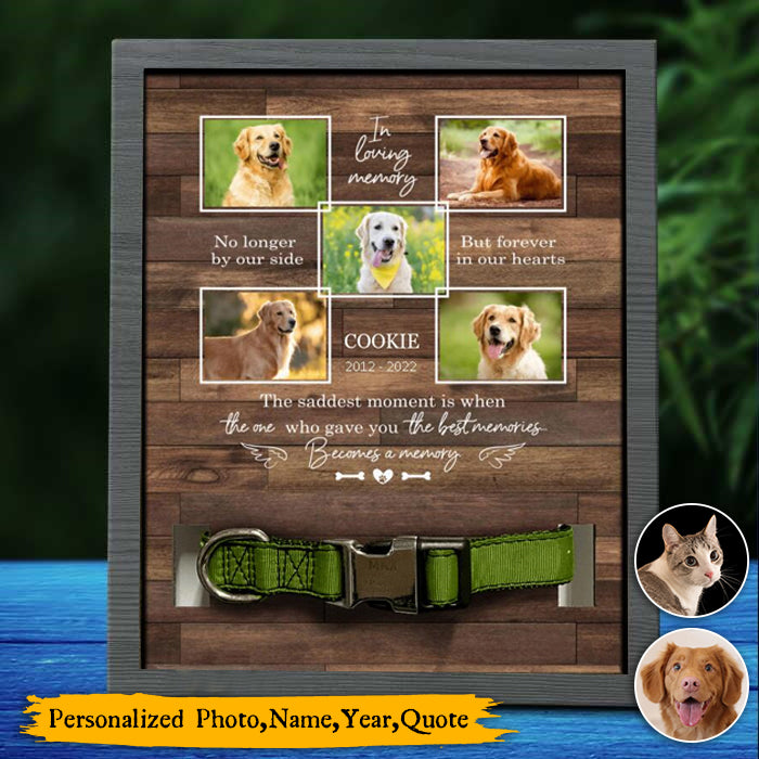 Personalized Memorial Pet Loss Frame - Memorial Gift For Dog/ Cat Lover - In Loving Memory
