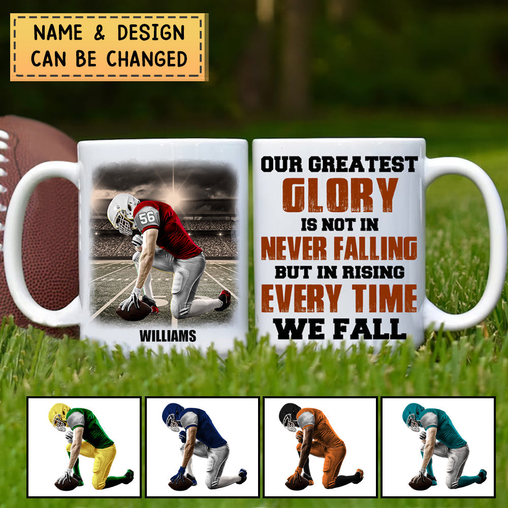 Personalized American football Lover Custom Mug