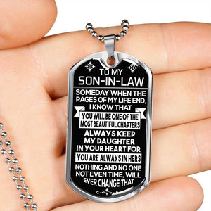 To My Son-In-Law - Necklace