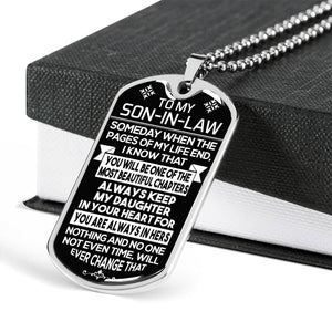 To My Son-In-Law - Necklace