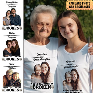 Personalized Mother & Daughter/Son A Bond That Can't Be Broken T-shirt