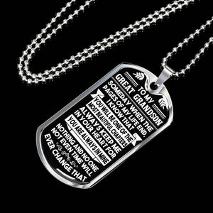 To My Great Grandson-Necklace