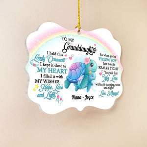 I Held This Lovely Gift For Grandkids Personalized Ornament
