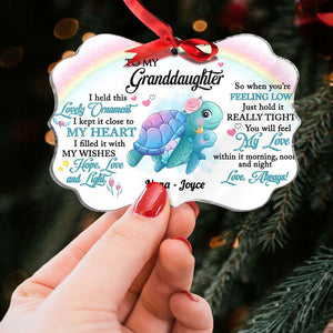 I Held This Lovely Gift For Grandkids Personalized Ornament