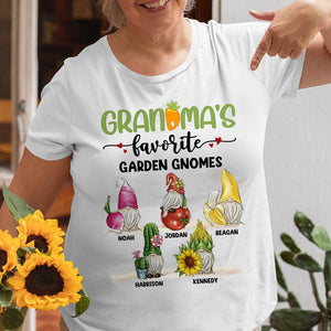 Grandma's Favorite Garden Personalized T-Shirt
