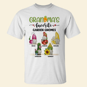 Grandma's Favorite Garden Personalized T-Shirt