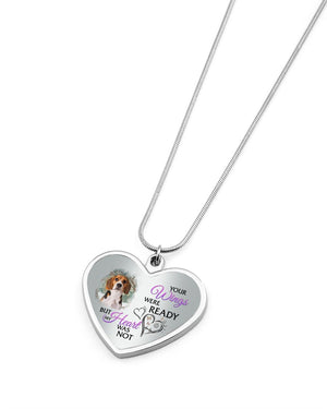 Beagle Your Wings Metallic Heart Necklace