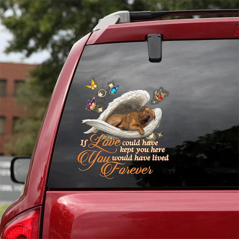 tosa lovers Sleeping Angel Lived Forever Decal